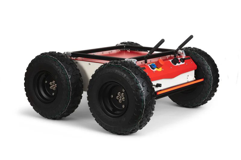 Husarion Panther, a four-wheeled industrial outdoor UGV